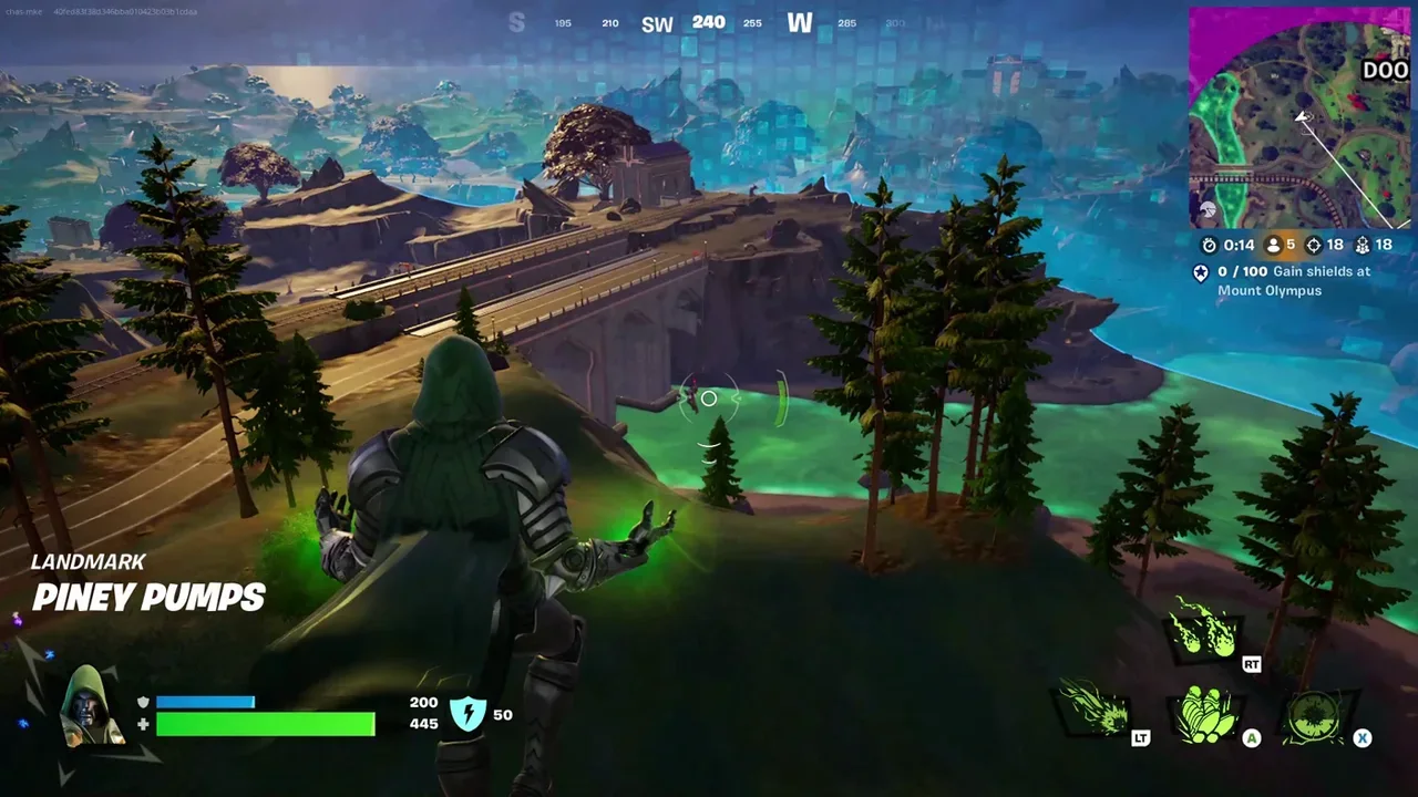 Fortnite gameplay screenshot from IGN